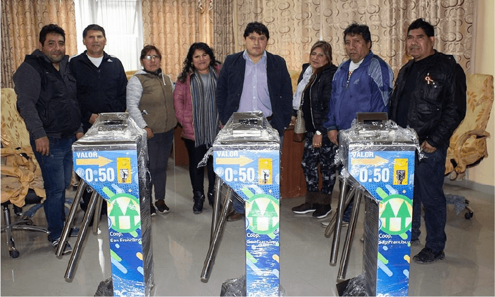 Torniquetes para baños Ciudad de Dios 